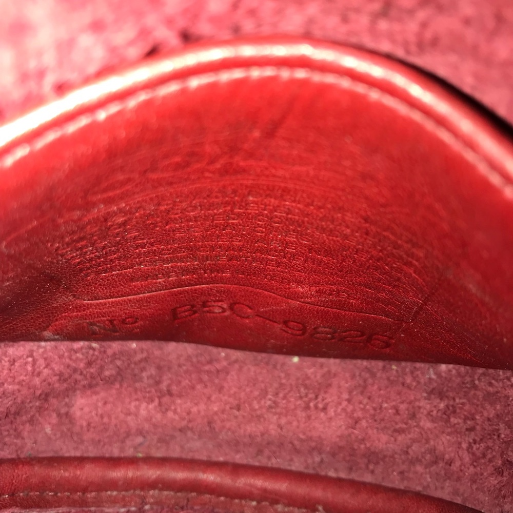 Stylish vintage Coach Red Mini Purse/Belt Bag - Picture 9 of 9
